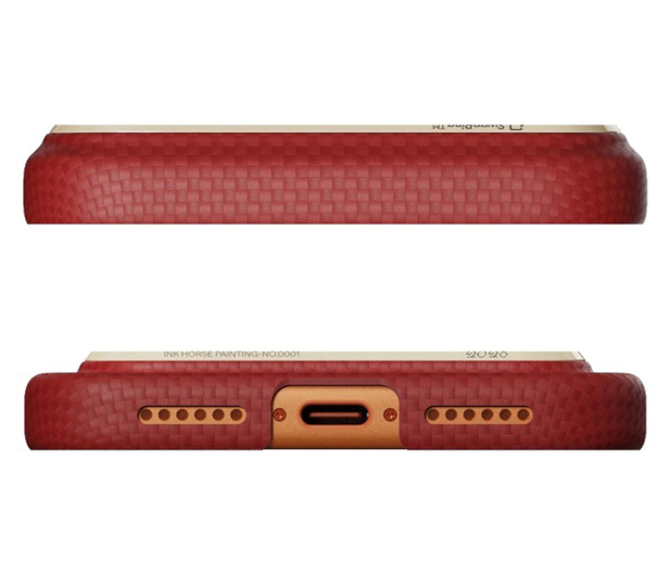 PITAKA Edge Case do iPhone 17 Pro Max Ink Horse Cinnabar - 1541641 - zdjęcie 3